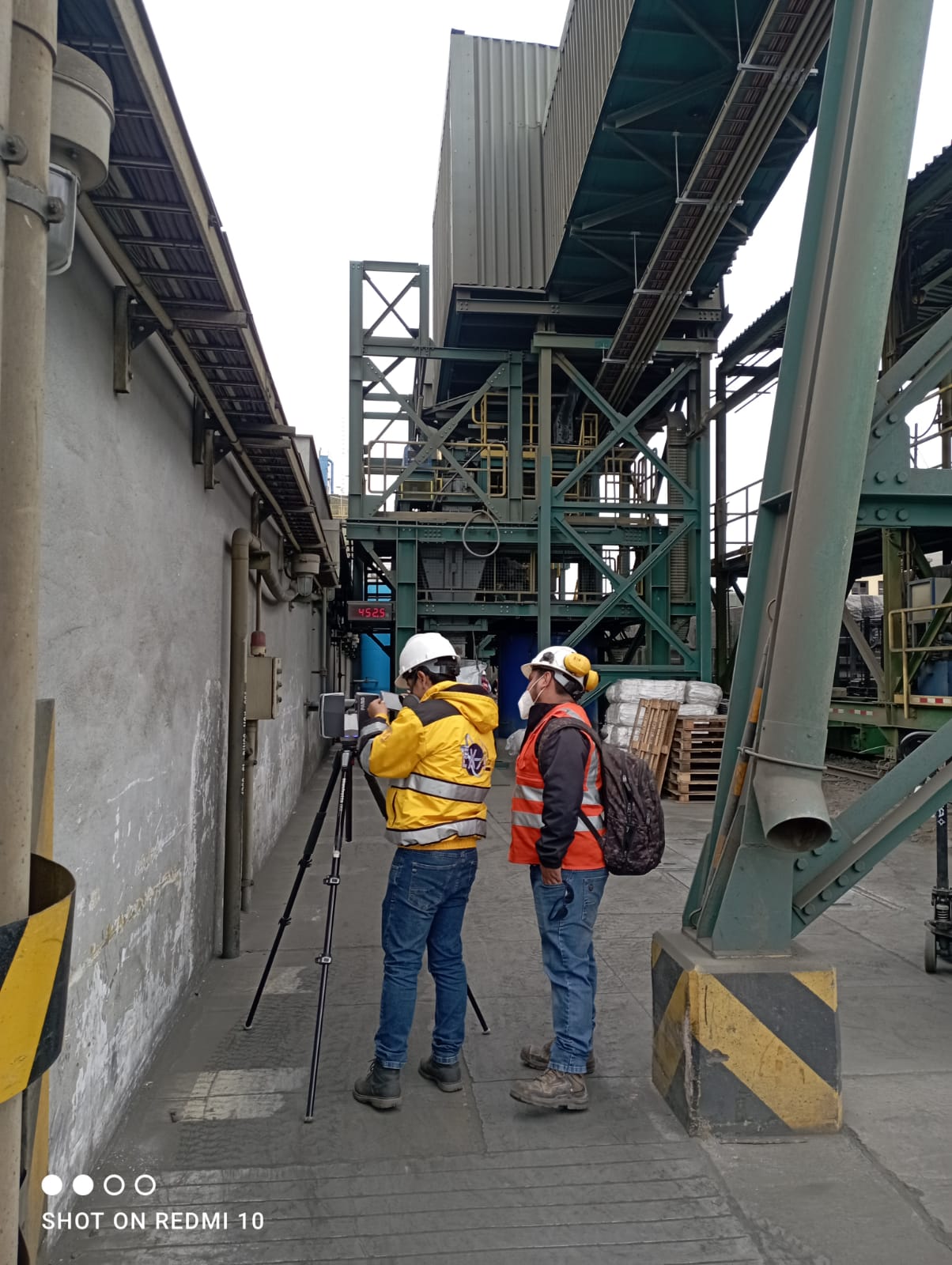 Escaneo láser en campo